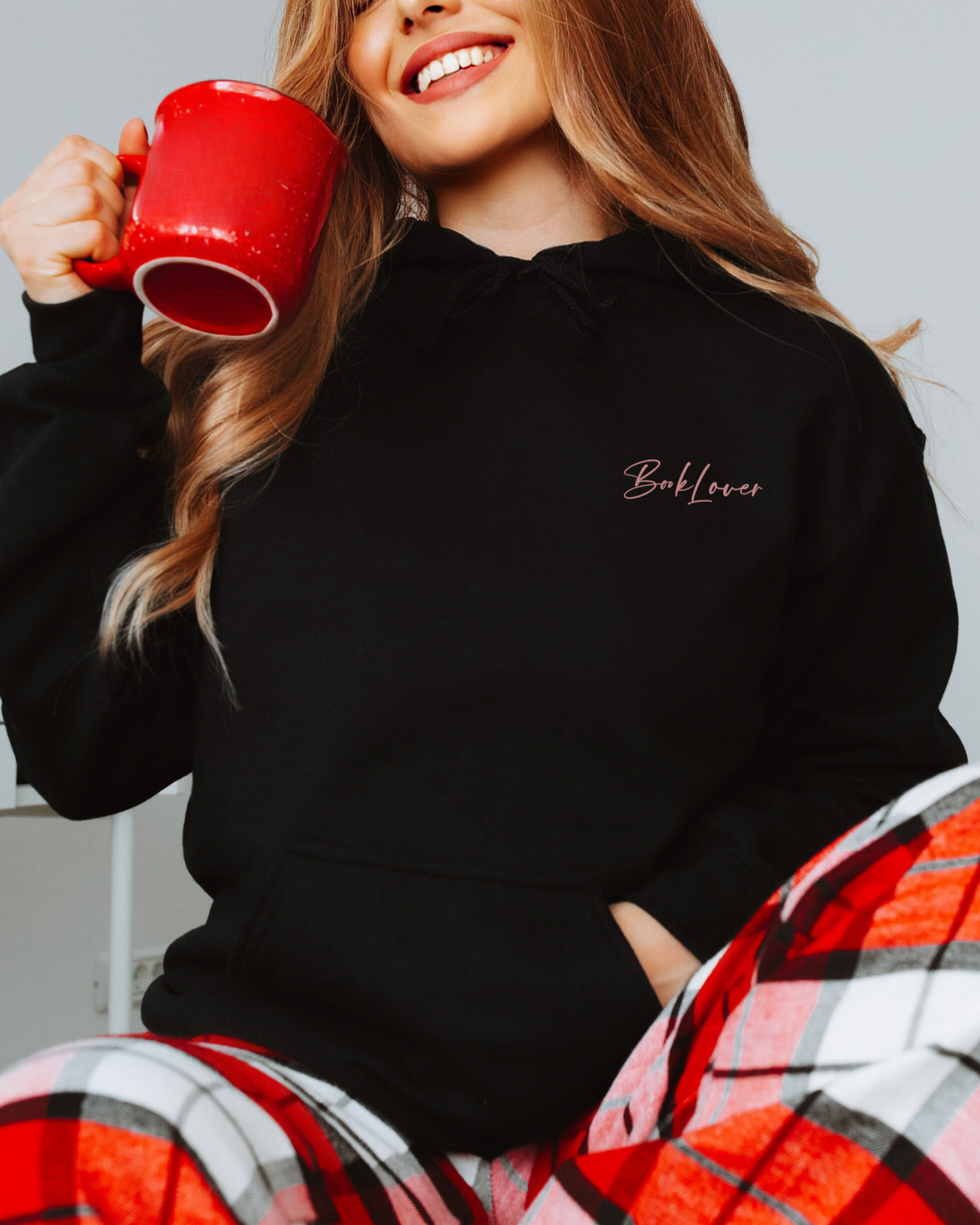 Book Lover Embroidered Hoodie
