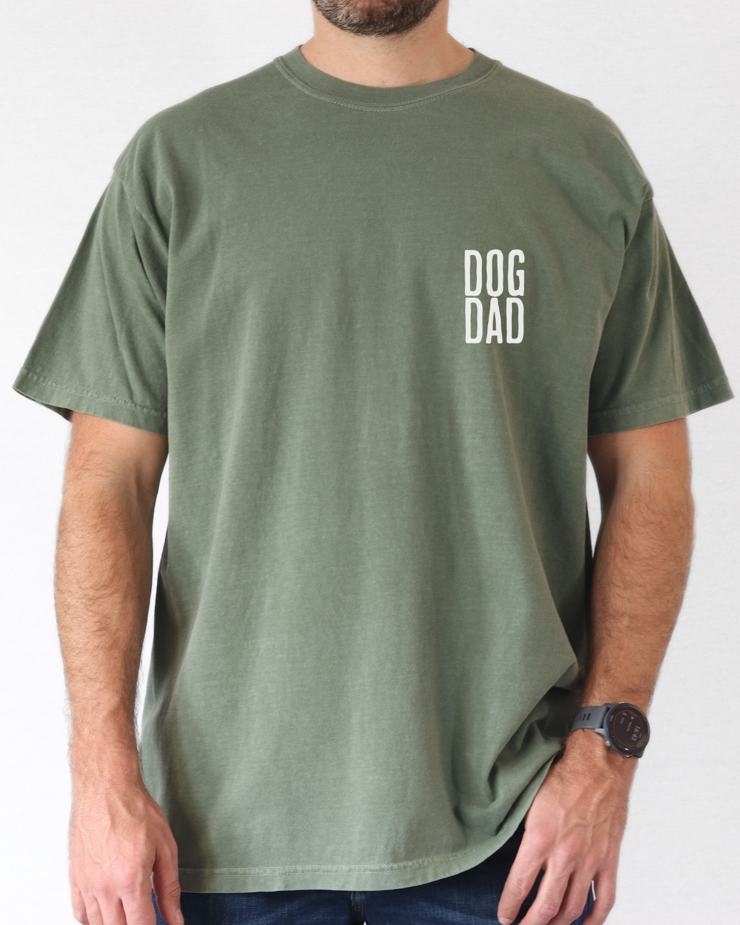 Dog Dad Embroidered t-shirt