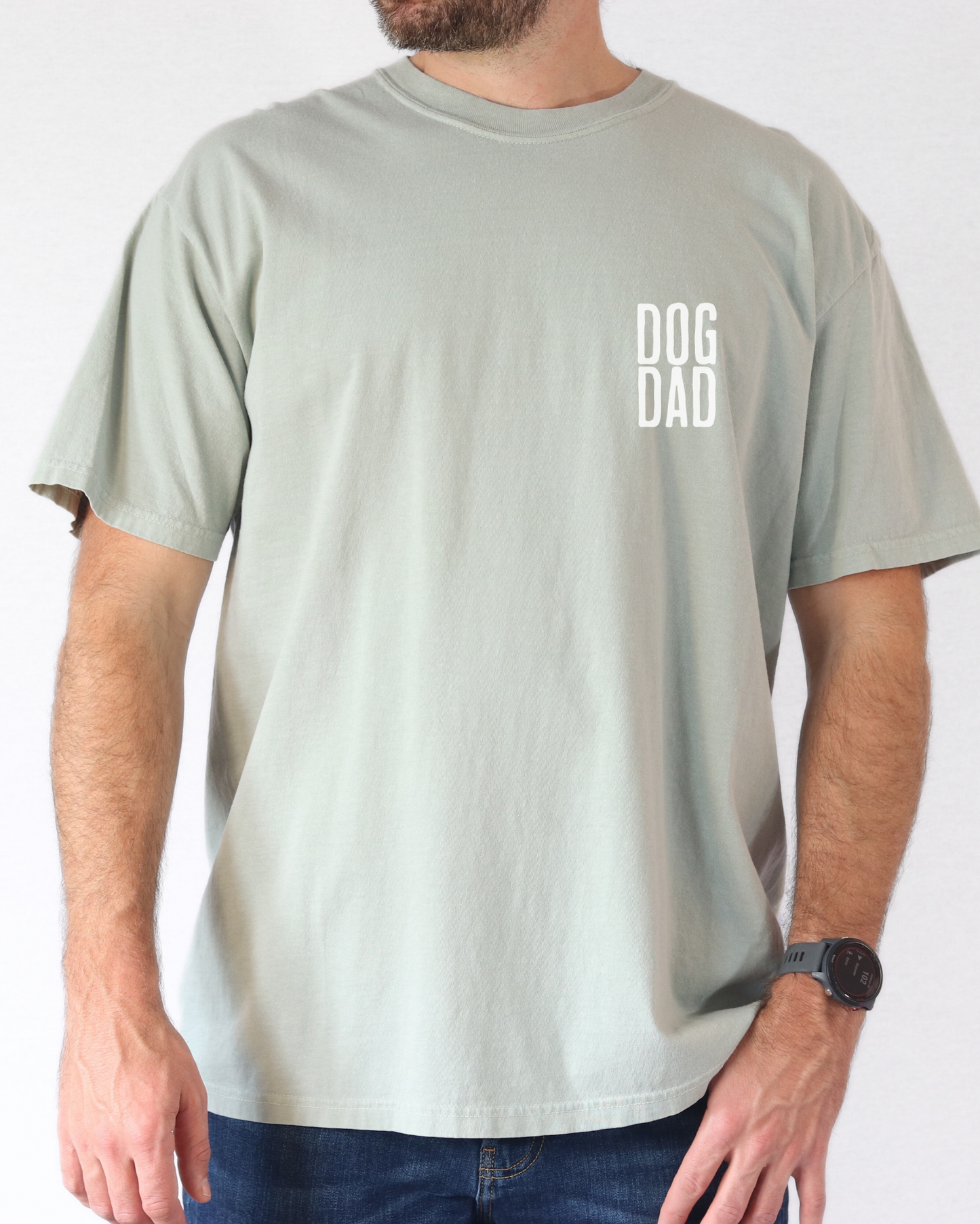 Dog Dad Embroidered t-shirt