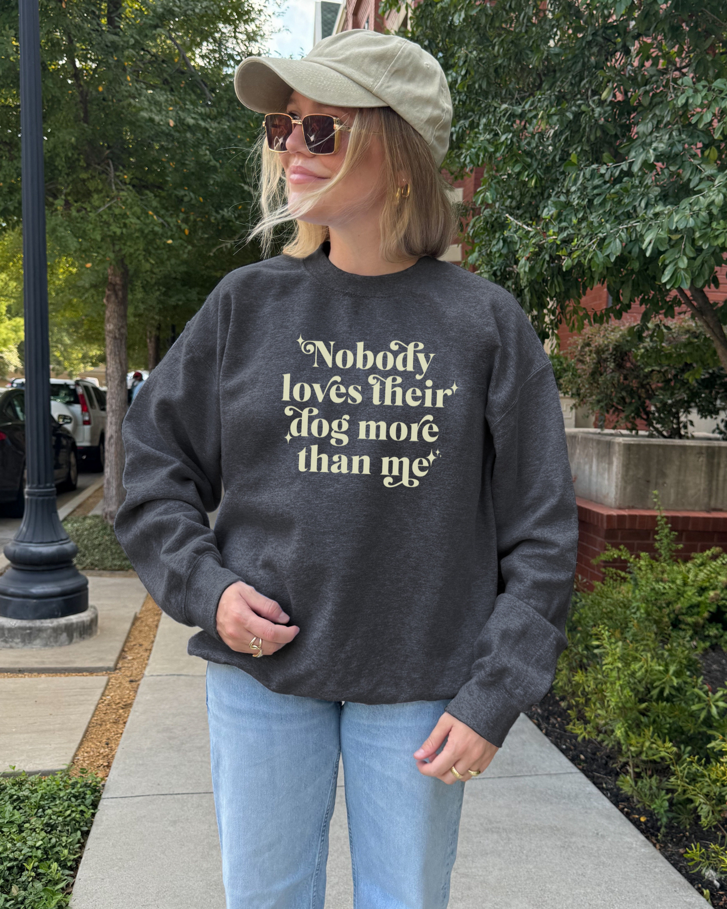 Nobody Loves Their Dog More Than Me Sweatshirt