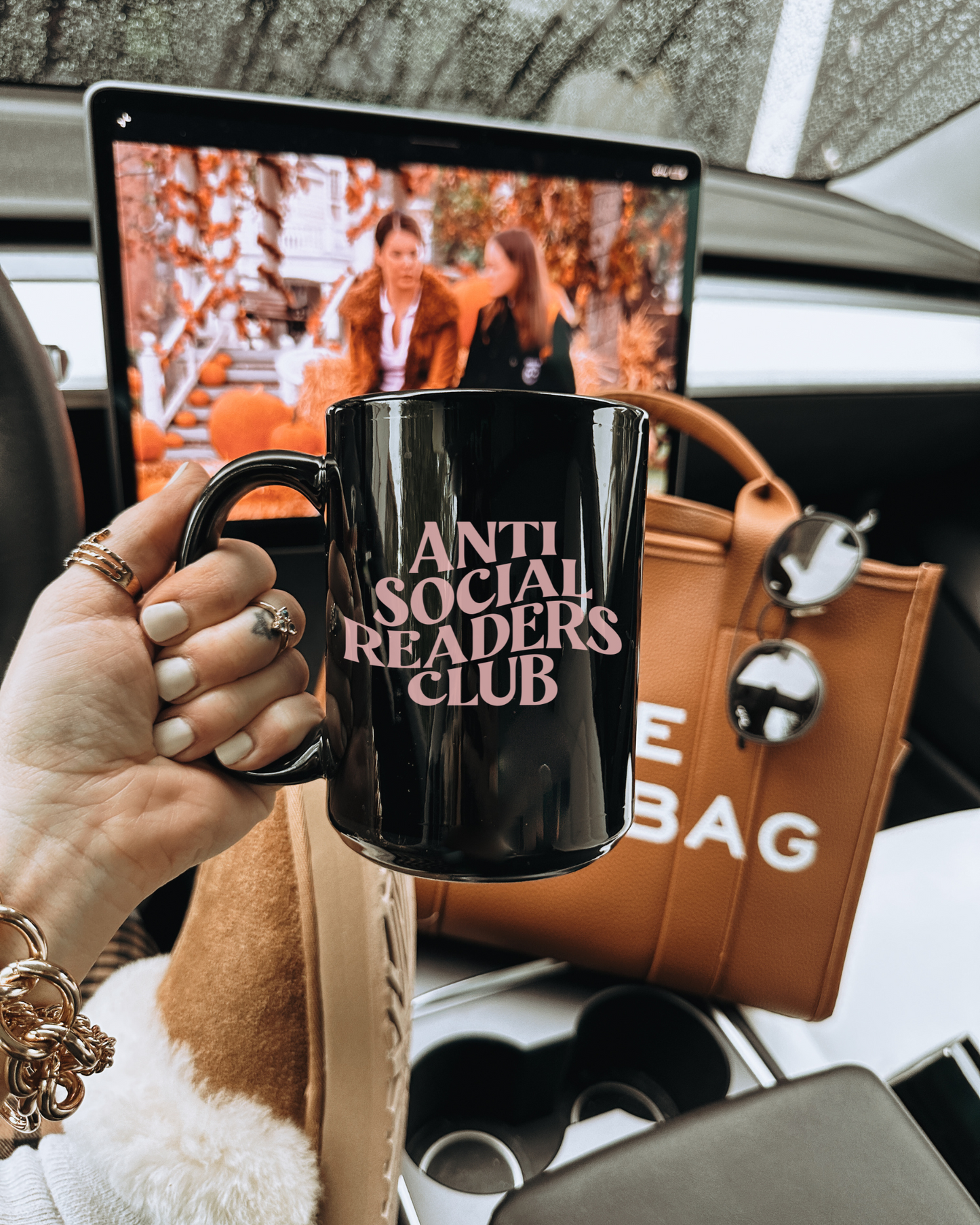 Anti Social Readers Club Black Mug