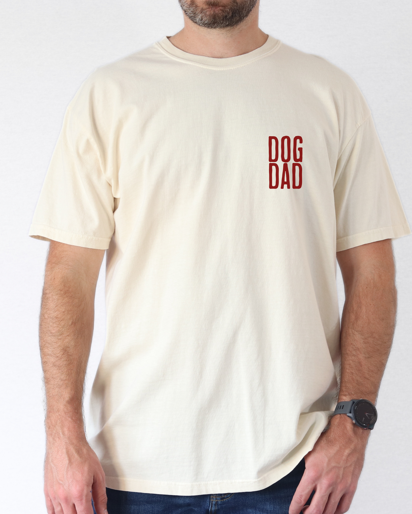 Dog Dad Embroidered t-shirt
