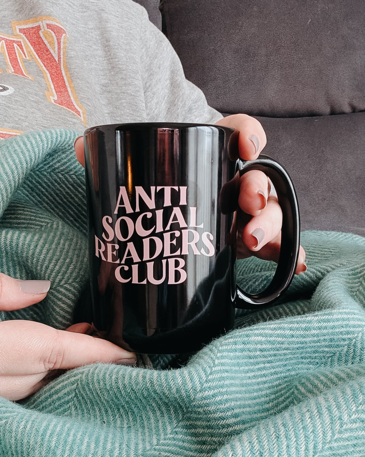 Anti Social Readers Club Black Mug