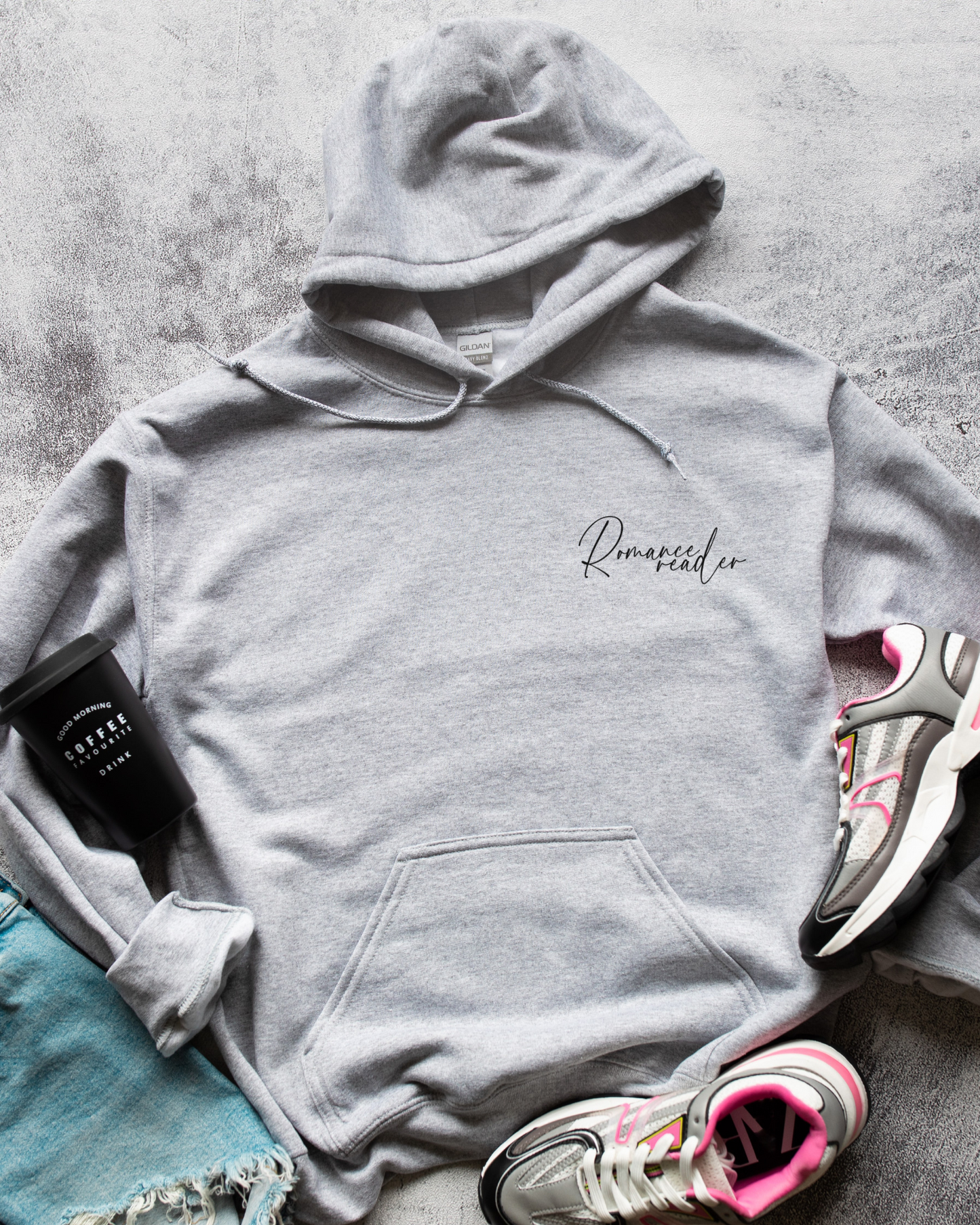 Romance Reader Embroidered Hoodie