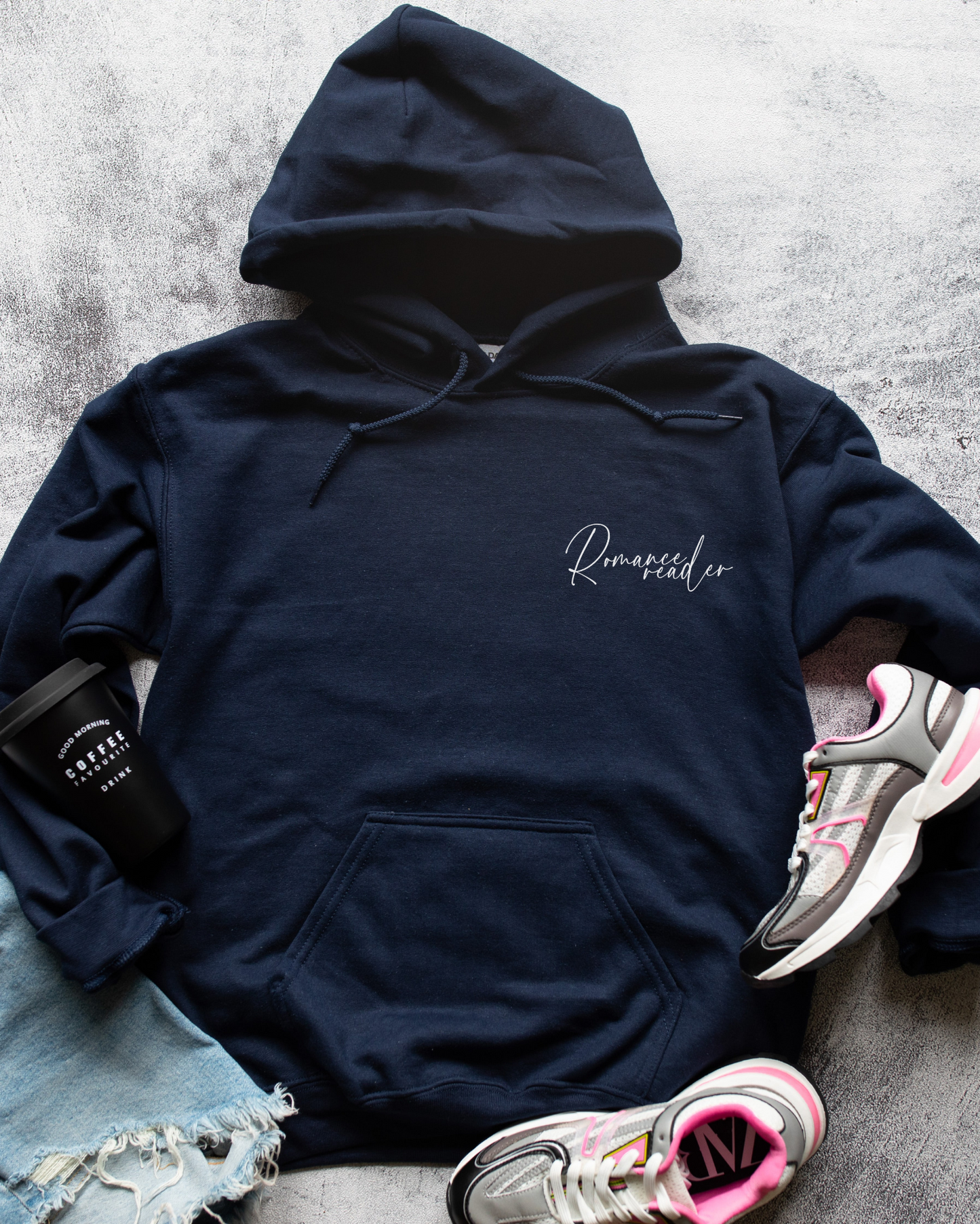 Romance Reader Embroidered Hoodie