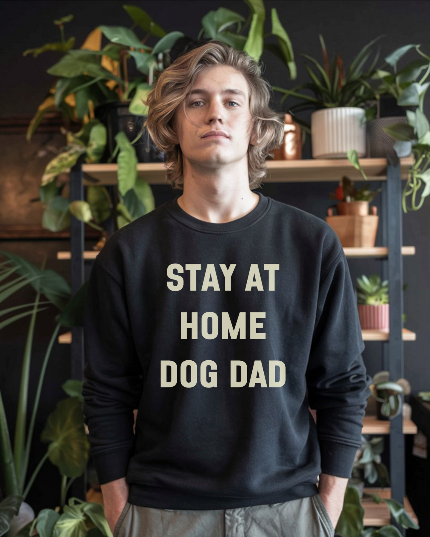 Stay at Home Dog Dad Sweatshirt