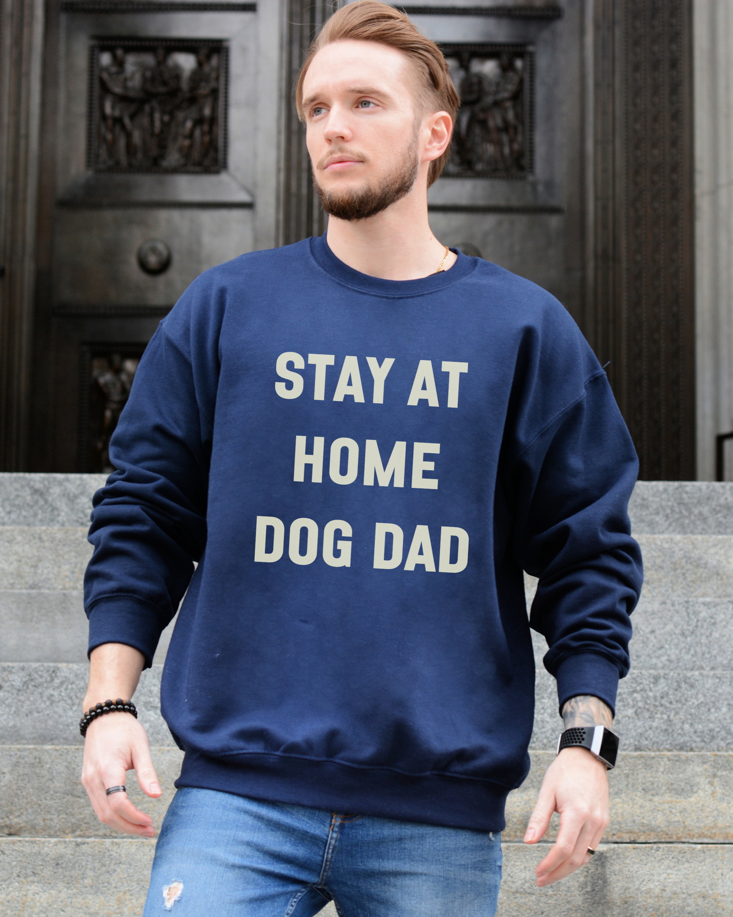 Stay at Home Dog Dad Sweatshirt