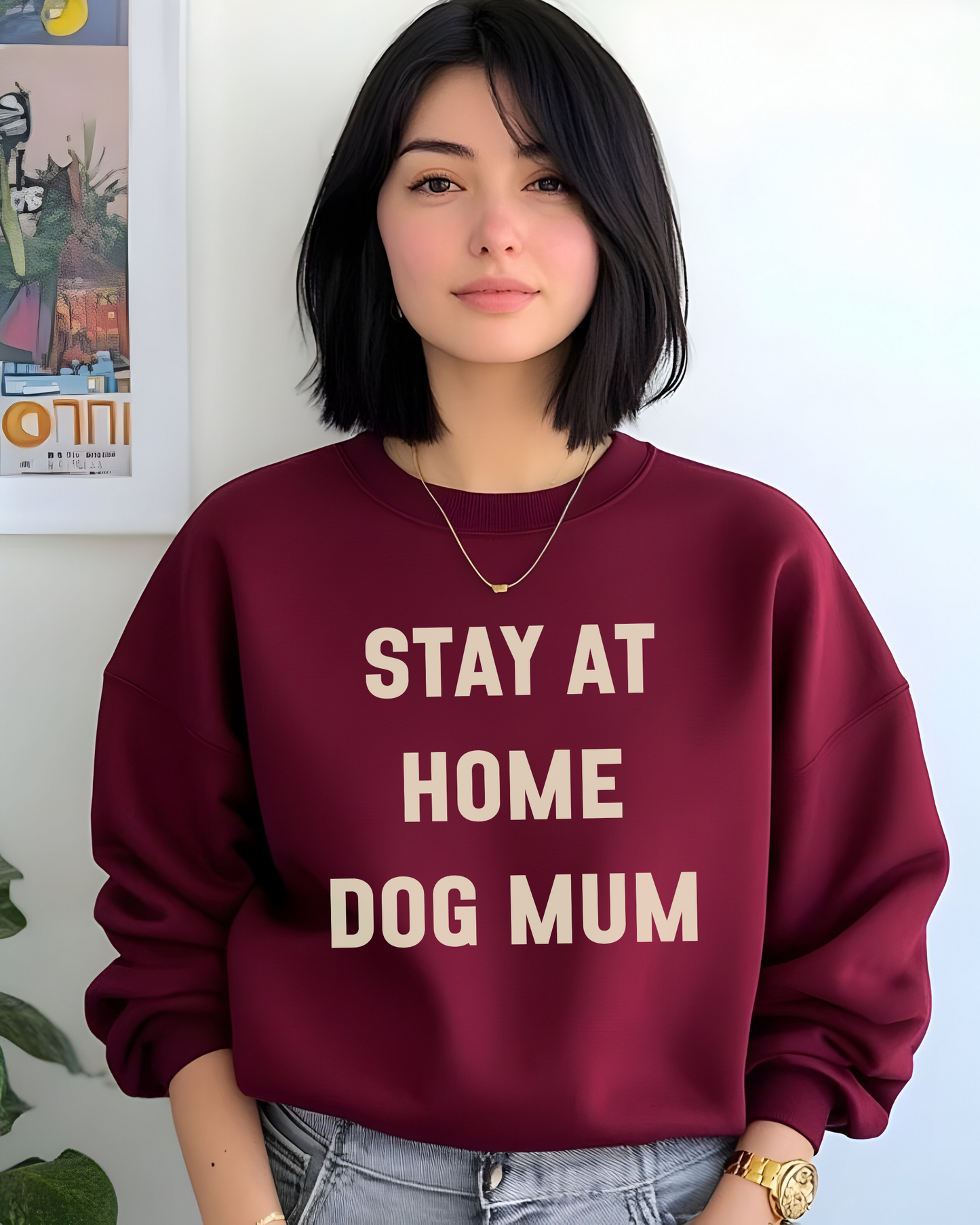 Stay at Home Dog Mum Sweatshirt